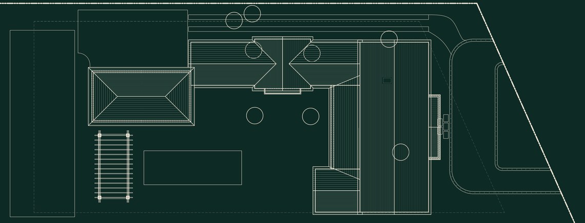 Site plan of No. 7675 South Flagler Drive